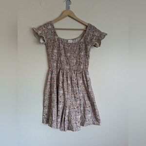 One Step Up Floral Romper Large